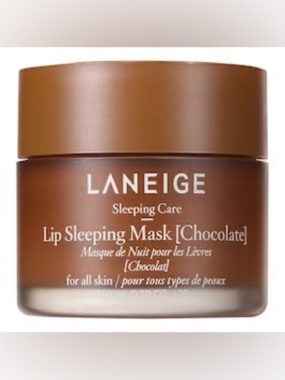 LANEIGE Lip Sleeping Mask - Chocolate - New No Box